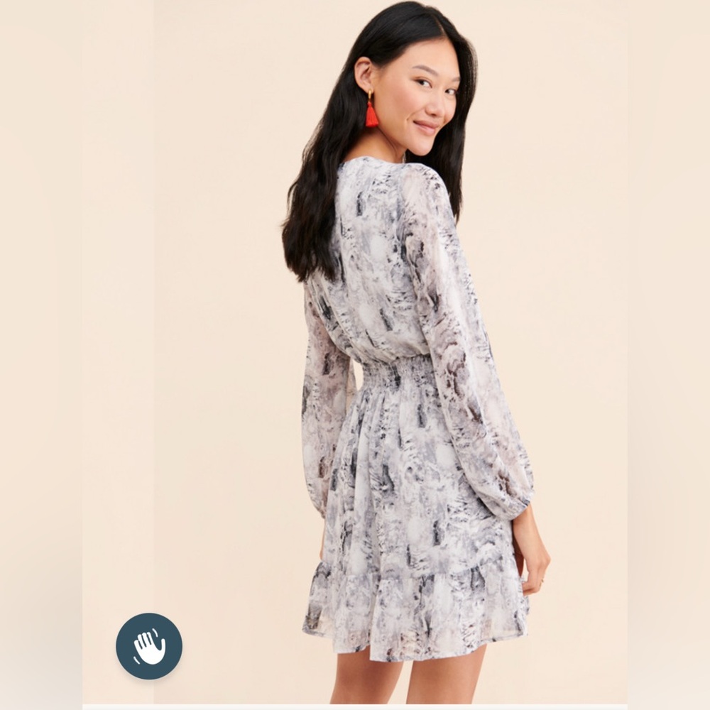 Python Print Mini Dress - Picture 3 of 7